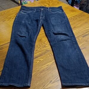 LEVI'S 511 Jeans Mens 33 X 30 BLUE DARK Pants Used Preowned Work Summer Spring
